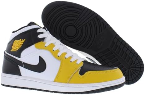 NIKE Air Jordan 1 Mid (DQ8426-701, ocre amarelo/branco/ocre